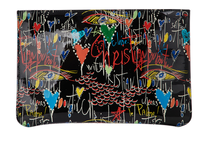 Loubitag Graffiti Clutch, front view